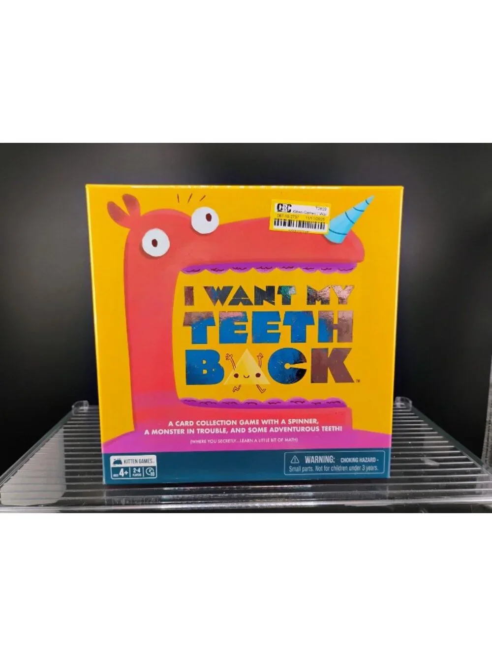 I Want My Teeth Back Card Game Family Fun Ages 4+ Kitten Games